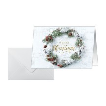 sigel Carte de Noël 'Christmas wreath', A6 paysage