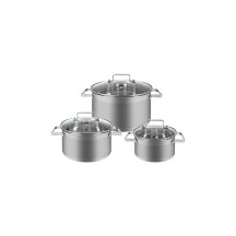 classbach Set de casseroles C-KTS 4015, 6 pièces, acier inox