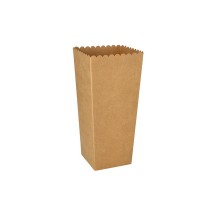 PAPSTAR Boîte à pop-corn en carton 'pure' carré, 1.300 ml