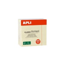 APLI Cube de notes adhésives 'CLASSIC Notes!', 75 x 75 mm