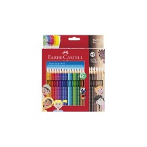 FABER-CASTELL Crayon de couleur Jumbo GRIP, étui promo