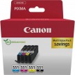 Multipack CANON 4x CLI551 BK/C/M/Y - 6509B016