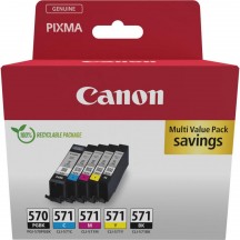 Multipack Canon PGI-570 BK + CLI-571 BK/C/M/Y - 0372C006