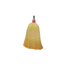 Peggy Perfect Balai paille de riz, manche en bois, 6 fils