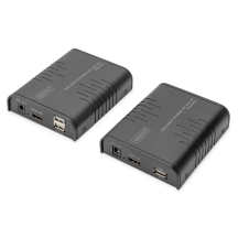 DIGITUS Kit extenseur HDMI KVM IP, Full HD, 120 m