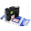 Ruban compatible Brother TZe-S211 - Noir/Blanc - 6mm x 8m