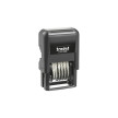 trodat Tampon numéroteur Printy 4.0 4846, 6 chiffres, noir