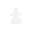 HAMA Plaque pour perles midi 'princesse, reine', blanc