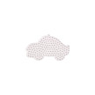 HAMA Plaque pour perles midi 'auto', blanc