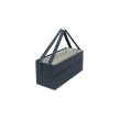 LEITZ Sac de rangement Hot Desking, en tissu, gris velours