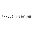 COLOP Tampon dateur toutes lettres 04000/WD, avec date