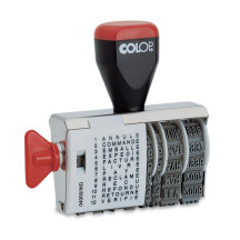 COLOP Tampon dateur toutes lettres 04000/WD, avec date