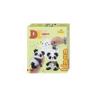 Hama Perles à repasser midi 3D 'Panda', coffret cadeau
