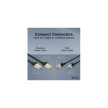 DIGITUS Câble de brassage Slim, cat. 6A, F/FTP, 1,0 m, rouge