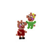 hama Perles à repasser maxi + Plaque 'Peppa & sa soeur'
