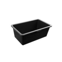 Bradas Auge de maçon, en PVC, 90 litres, noir