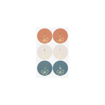 folia Stickers pour calendrier de l'Avent 'ROUND BOWS'