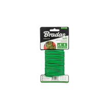 Bradas Fil de fer SOFT avec revêtement PVC, 5 mm x 4 m, vert