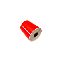 rillprint Étiquettes en rouleau Zebra, 102 x 152 mm, rouge
