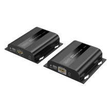 DIGITUS Kit d'extension IP HDMI 4K, Full HD, 120/200 km