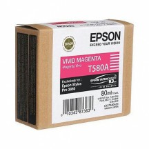 Cartouche Epson T580A - Magenta vif