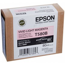 Cartouche Epson T580B - Magenta vif clair