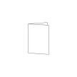 sigel cartes 2 volets pour PC, DL (A4), 185g/m2, extra blanc