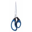 WEDO Ciseaux Soft-Cut, pointu, longueur: 255 mm, noir/bleu