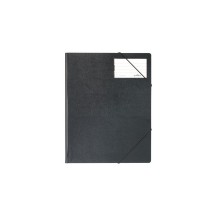 DURABLE Chemise  lastique Premium, format A4, noir