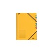 LEITZ Classeur trieur, format A4, 7 compartiments, jaune