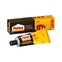 Pattex Colle de contact Compact Gel, avec solvant, tube de