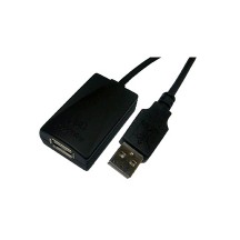 LogiLink Cble de rallonge actif USB 2.0, 5,0 m,