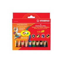 STABILO crayon multitalent woody 3 en 1, tui en carton de 6
