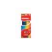 Kores crayons de couleur, tui en carton de 6, 6 cts