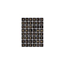 HERMA Etiquettes  lettres A-Z grand & petit, 8 mm de haut