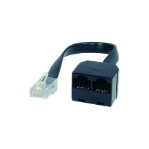 shiverpeaks BASIC-S Adaptateur ISDN en Y, noir, 0,1 m