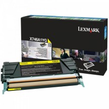 Toner Lexmark X746A1YG - Jaune (7.000 pages)