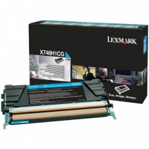 Toner Lexmark X748H1CG - Cyan (10.000 pages)