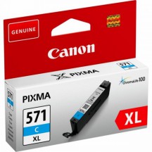 canon cartouche jet d'encre cyan cli-571xl c capacidad pixma mg/5700 series/6800 series/7700 series