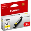 canon cartouche jet d'encre jaune cli-571xl y capacidad pixma mg/5700 series/6800 series/7700 series