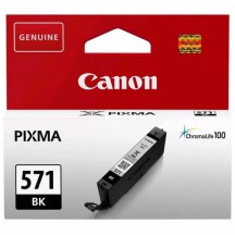 canon cartouche jet d'encre noir cli-571 bk capacidad pixma mg/5700 series/6800 series/7700 series