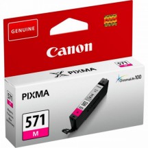 canon cartouche jet d'encre magenta cli-571 m capacidad pixma mg/5700 series/6800 series/7700 series