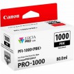 canon cartouche jet d'encre noir photo pfi-1000 pbk 80ml pro 1000