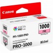 canon cartouche jet d'encre photo magenta pfi-1000 pm 80ml pro 1000