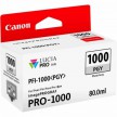 canon cartouche jet d'encre gris foto pfi-1000 pgy 80ml pro 1000