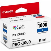 canon cartouche jet d'encre bleu pfi-1000 b 80ml pro 1000