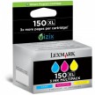 Multipack 3 cartouches Lexmark 150XL (700 pages) - C/M/Y