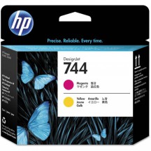 hewlett packard tete d'impres. magenta/jaune 744 designjet/z2600/z5600