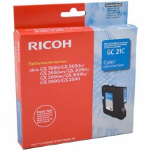 Ricoh GC 21C - Cartouche d'impression - 1 x cyan (405533)