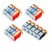 Multipack compatibles Canon BCI3 (17 cartouches)